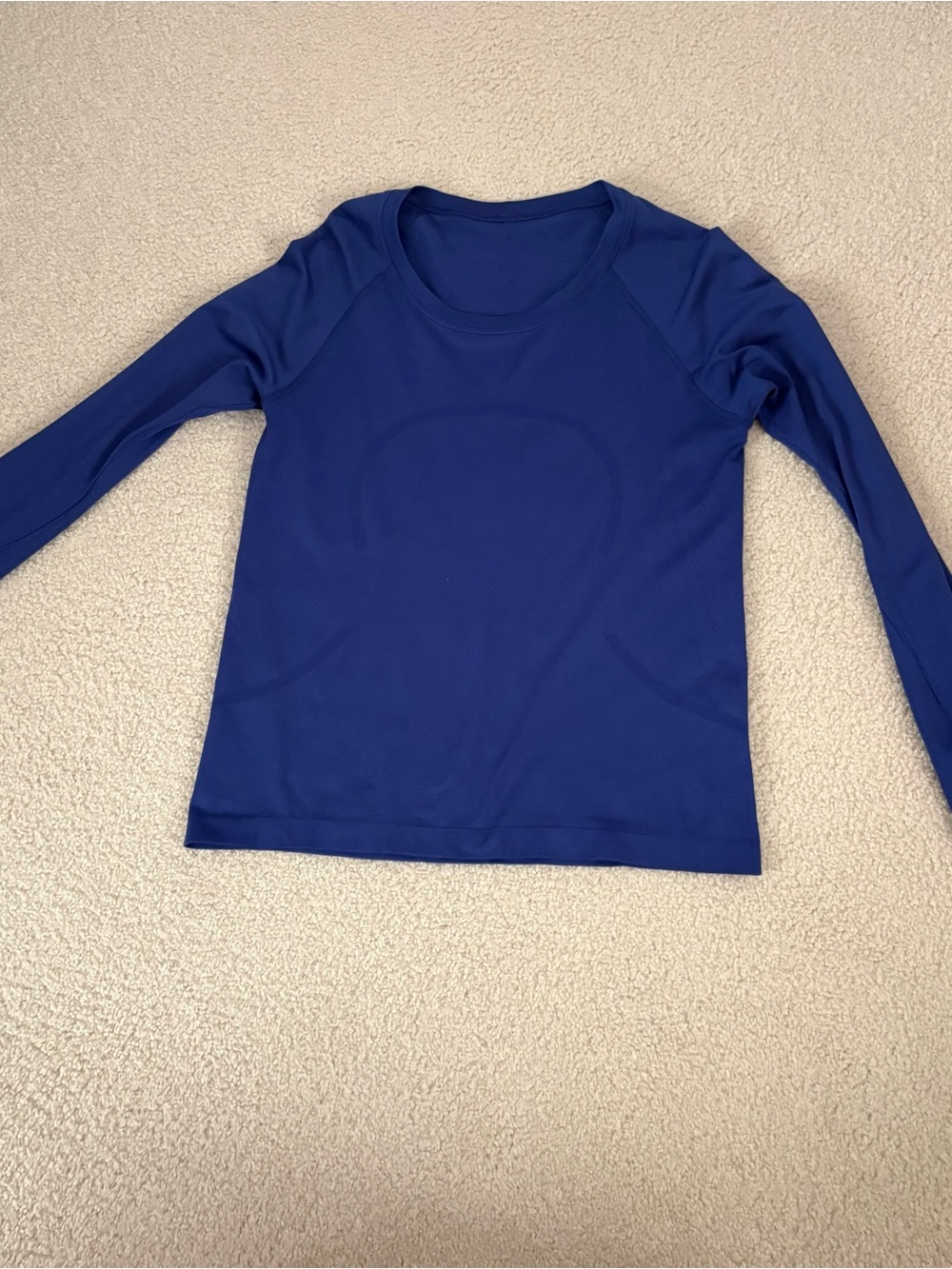 Lululemon swiftly cropped long sleeve in Larkspur
